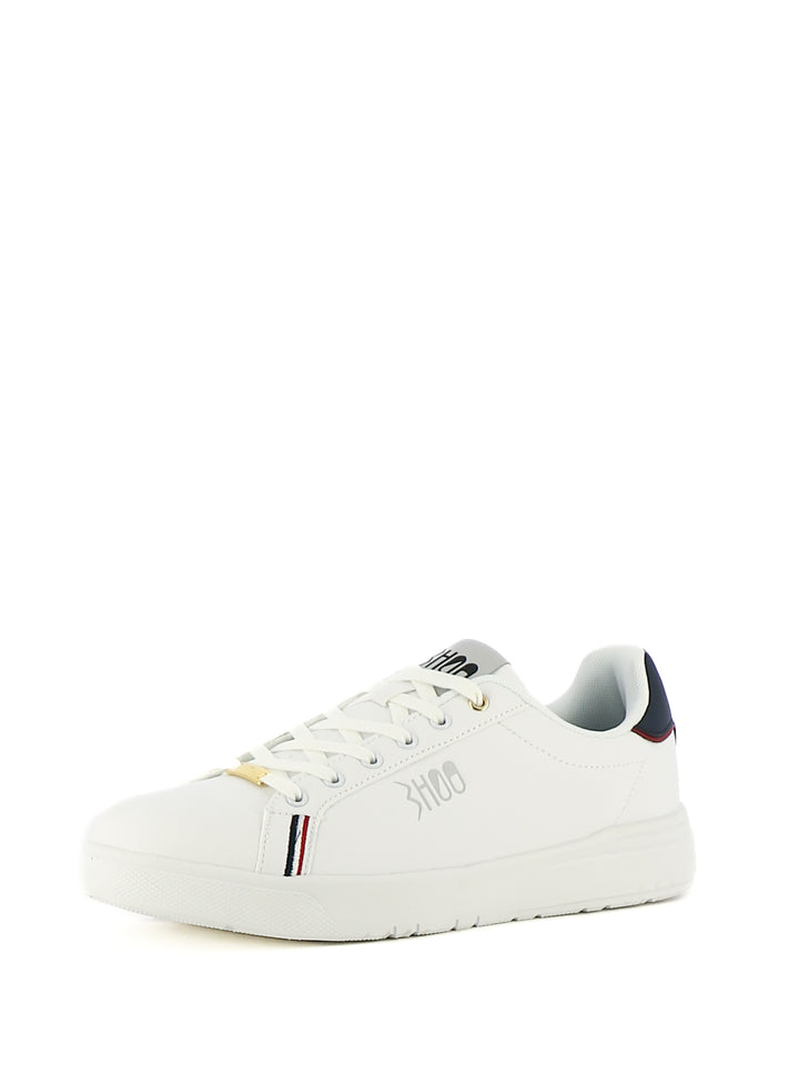 Sneakers stringate uomo BHOO BHM21300 bianco blu | Costa Superstore