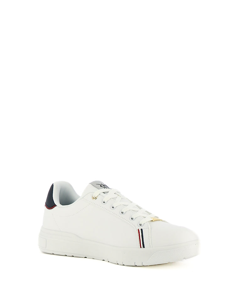 Sneakers stringate uomo BHOO BHM21300 bianco blu | Costa Superstore