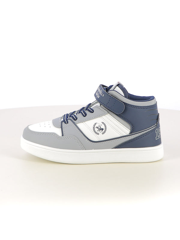 Sneakers stringate bambino BH POLO CLUB BHK524500 grigio chiaro | Costa Superstore