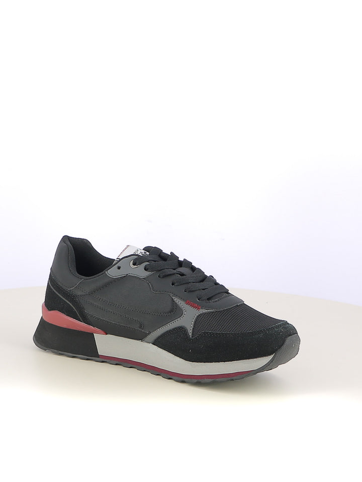 Sneakers stringate uomo BH POLO CLUB BHM523105 nero | Costa Superstore
