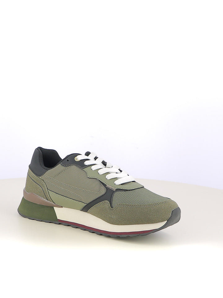 Sneakers stringate uomo BH POLO CLUB BHM523105 verde scuro | Costa Superstore