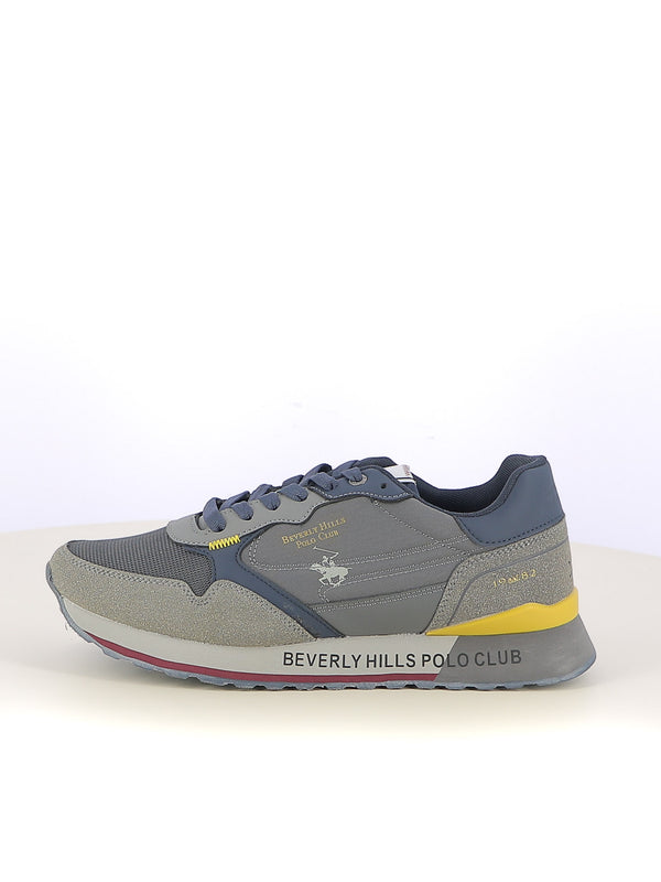 Sneakers stringate uomo BH POLO CLUB BHM523105 grigio scuro | Costa Superstore