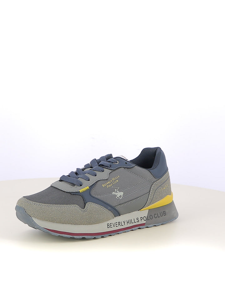 Sneakers stringate uomo BH POLO CLUB BHM523105 grigio scuro | Costa Superstore