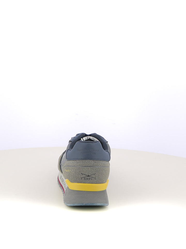 Sneakers stringate uomo BH POLO CLUB BHM523105 grigio scuro | Costa Superstore