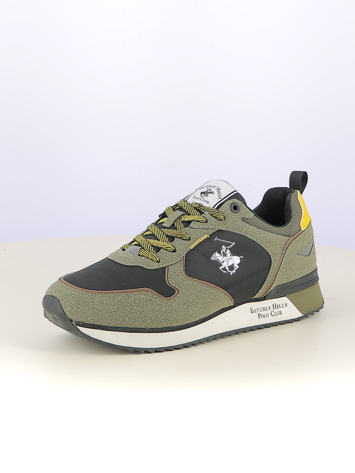 Sneakers stringate uomo BH POLO CLUB BHM523200 verde scuro | Costa Superstore