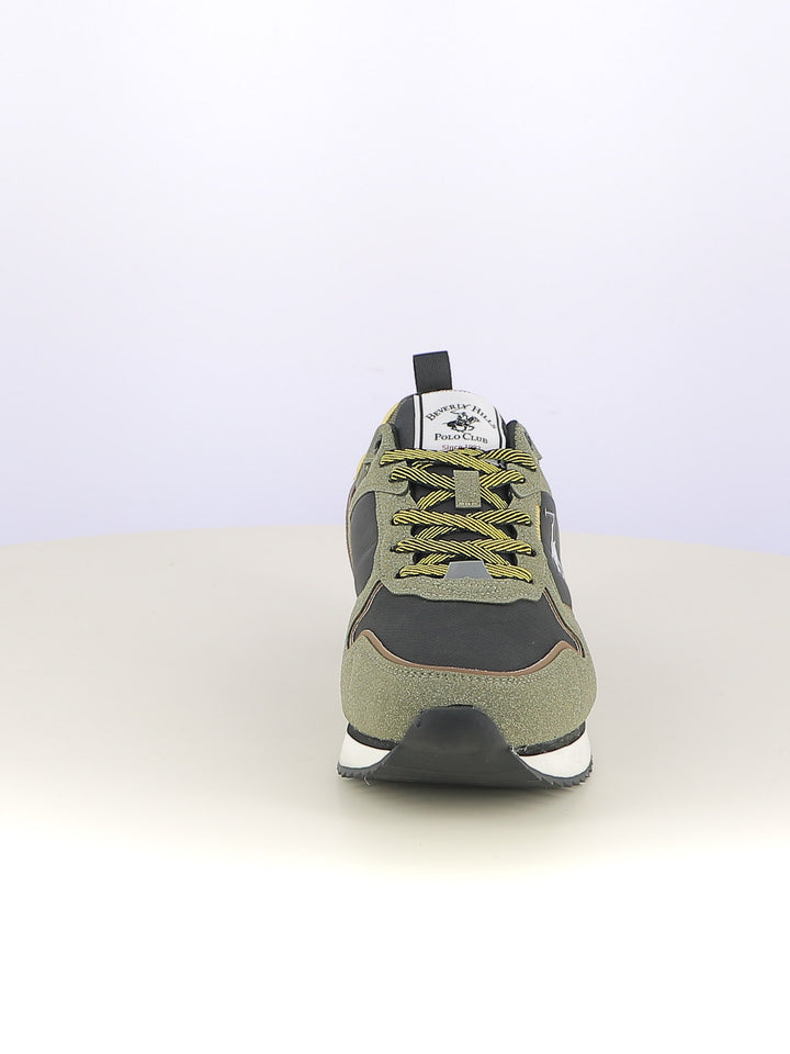 Sneakers stringate uomo BH POLO CLUB BHM523200 verde scuro | Costa Superstore