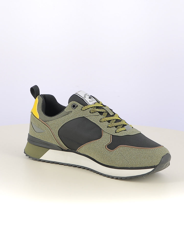 Sneakers stringate uomo BH POLO CLUB BHM523200 verde scuro | Costa Superstore