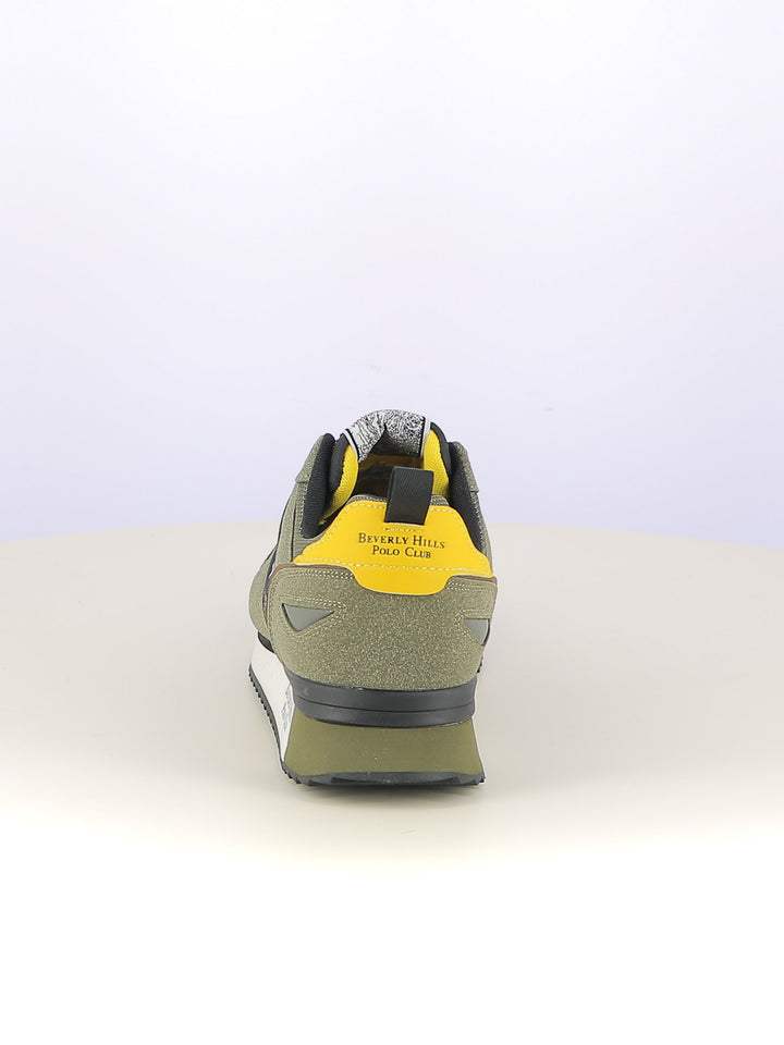 Sneakers stringate uomo BH POLO CLUB BHM523200 verde scuro | Costa Superstore