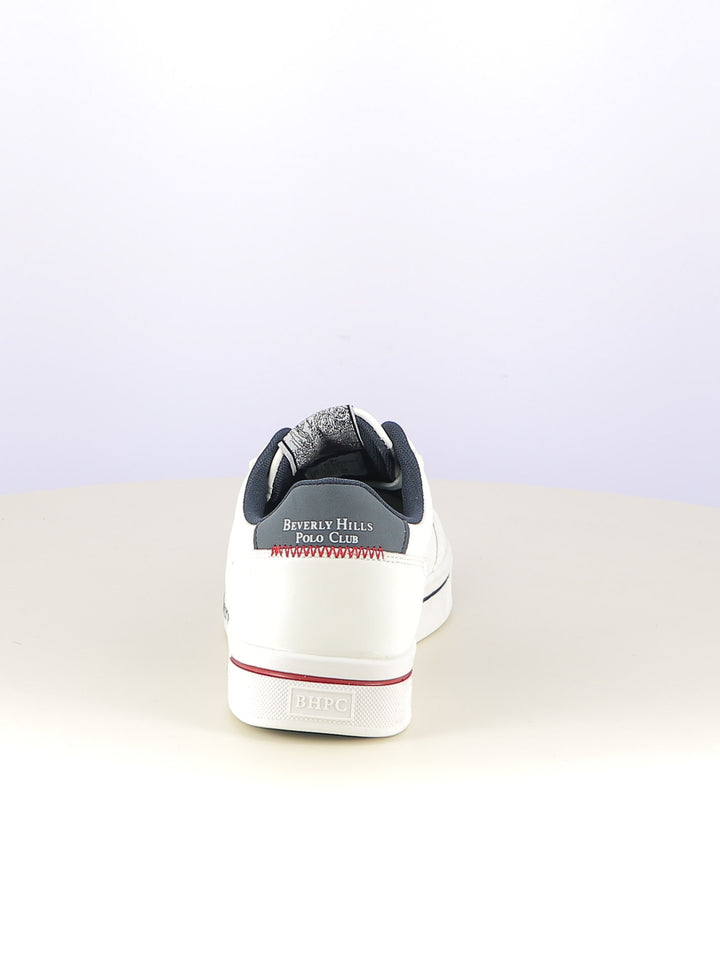 Sneakers stringate uomo BH POLO CLUB BHM524105 bianco | Costa Superstore