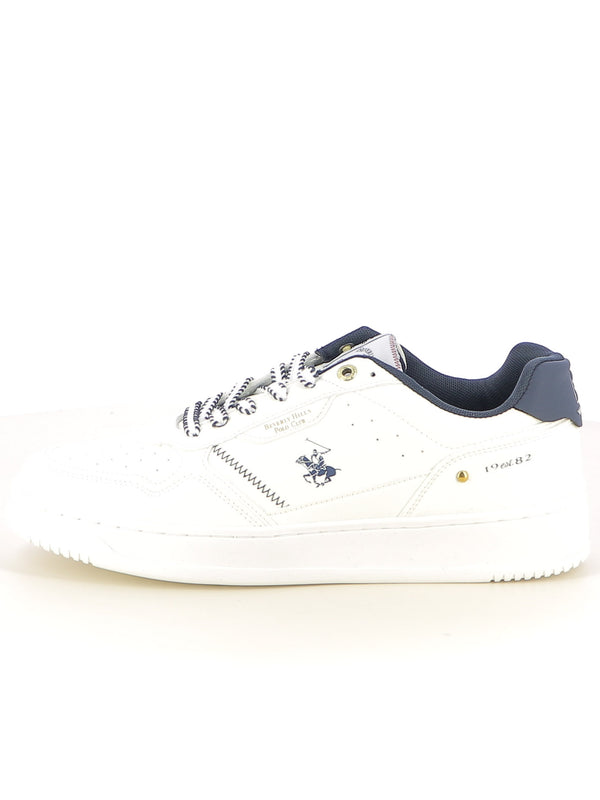 Sneakers stringate uomo BH POLO CLUB BHM524300 bianco | Costa Superstore