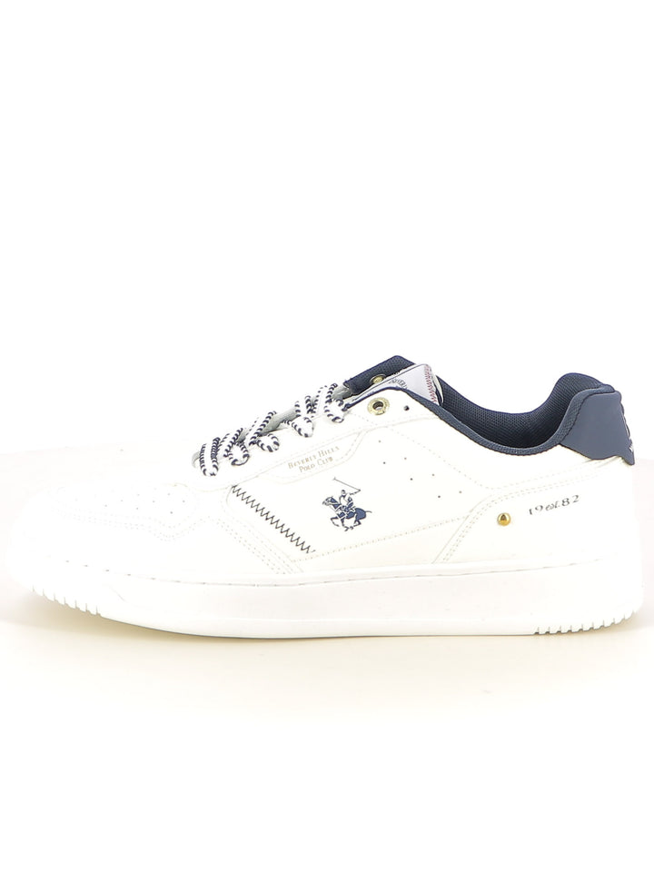 Sneakers stringate uomo BH POLO CLUB BHM524300 bianco | Costa Superstore