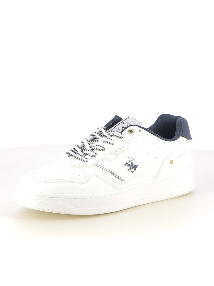 Sneakers stringate uomo BH POLO CLUB BHM524300 bianco | Costa Superstore