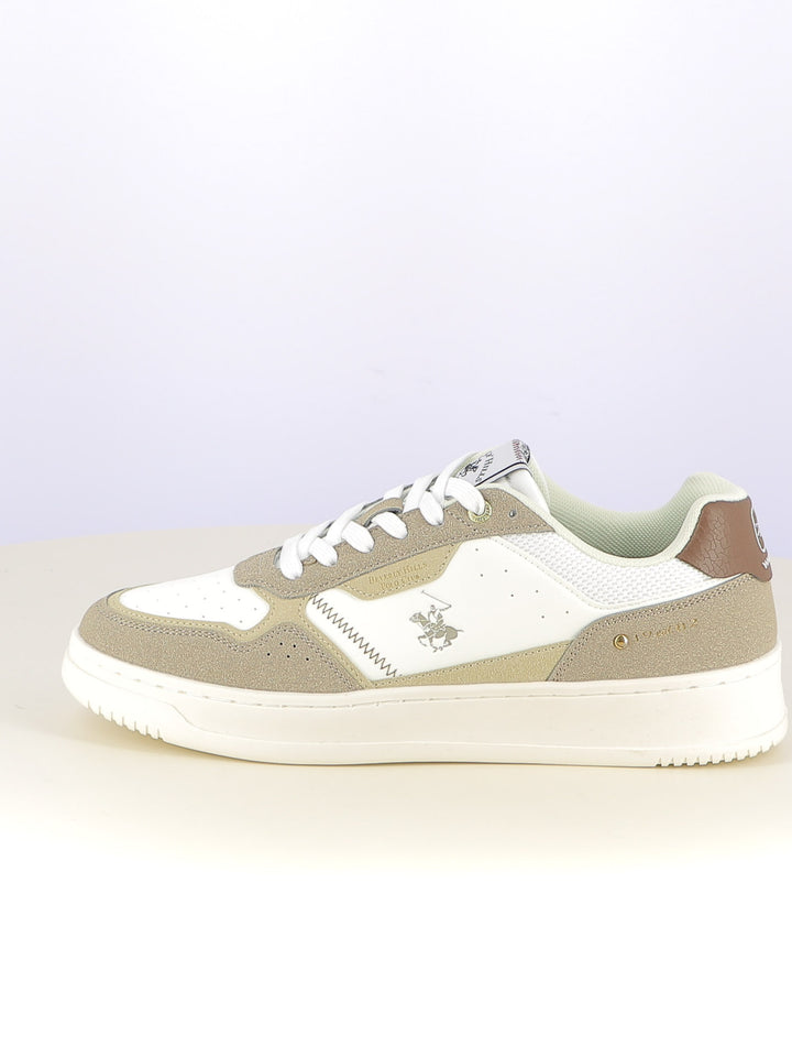 Sneakers stringate uomo BH POLO CLUB BHM524301 beige chiaro | Costa Superstore
