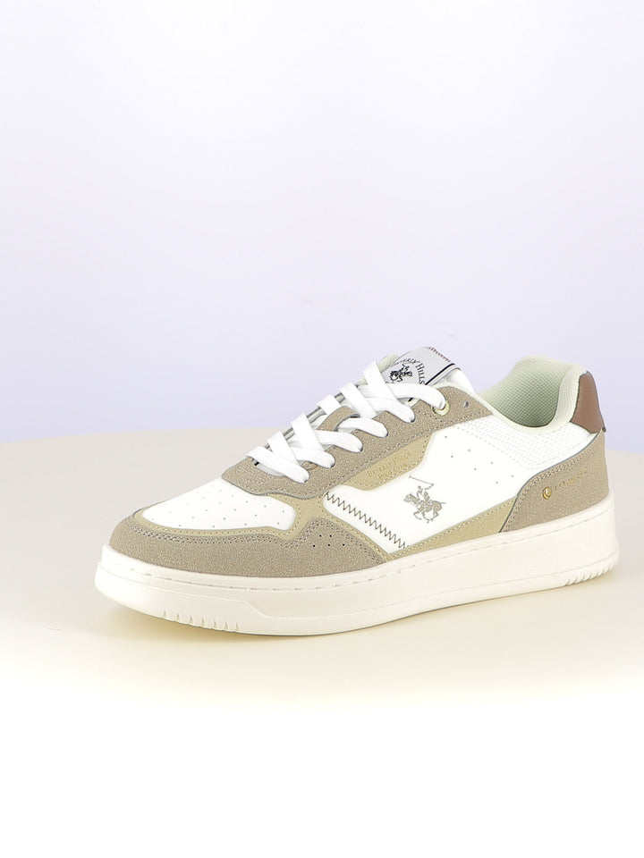 Sneakers stringate uomo BH POLO CLUB BHM524301 beige chiaro | Costa Superstore