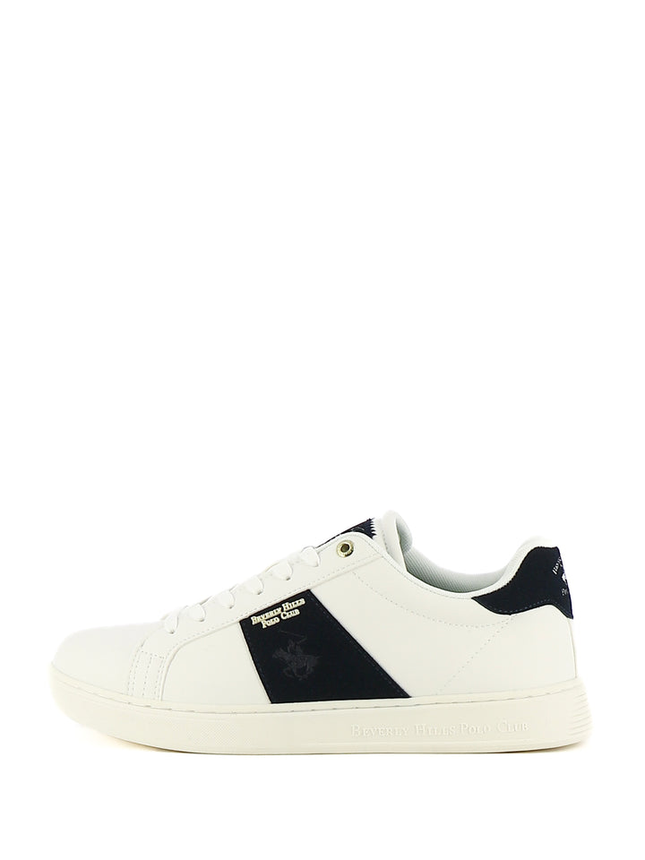 Sneakers stringate uomo BH POLO CLUB BHM524600 bianco blu | Costa Superstore