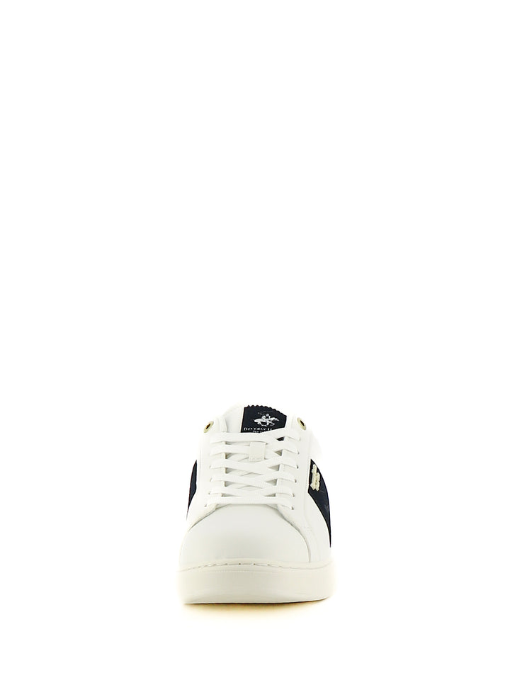 Sneakers stringate uomo BH POLO CLUB BHM524600 bianco blu | Costa Superstore