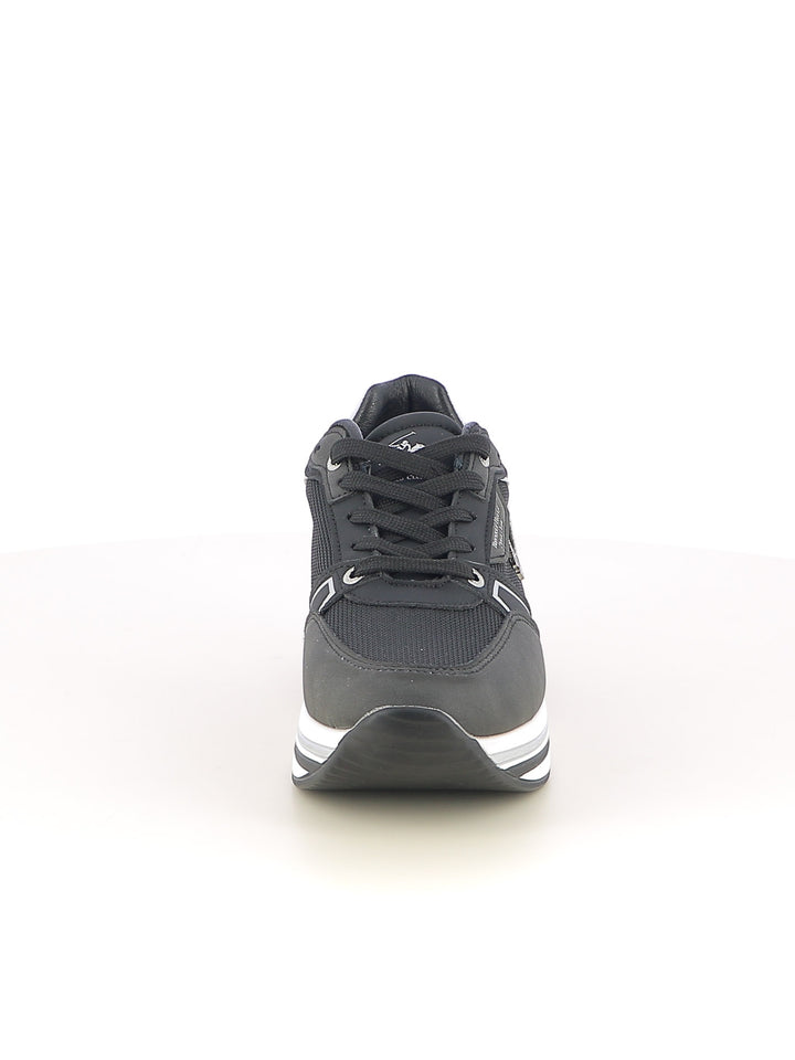 Sneakers stringate donna BH POLO CLUB BHW523306 nero | Costa Superstore