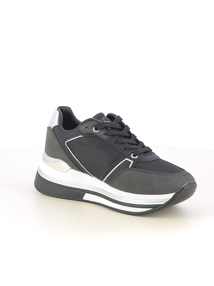 Sneakers stringate donna BH POLO CLUB BHW523306 nero | Costa Superstore