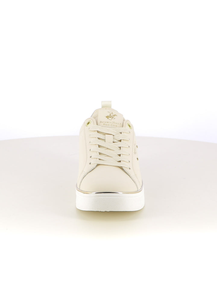 Sneakers stringate donna BH POLO CLUB BHW524300 beige chiaro | Costa Superstore