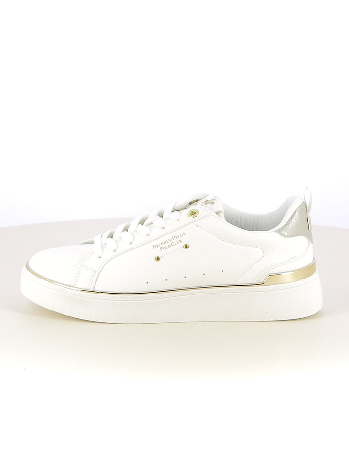 Sneakers stringate donna BH POLO CLUB BHW524300 bianco | Costa Superstore