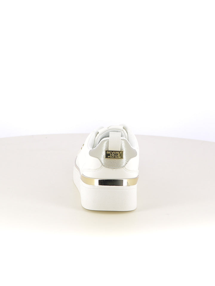 Sneakers stringate donna BH POLO CLUB BHW524300 bianco | Costa Superstore