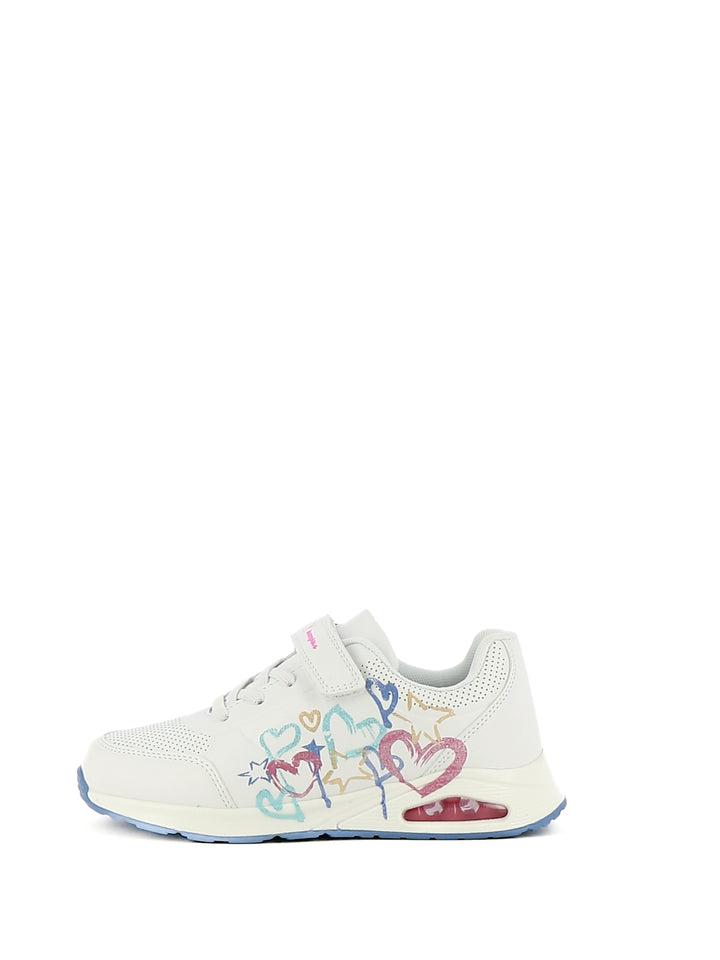 Sneakers con strappi bambina BUNNY LACE K23702 bianco blu | Costa Superstore