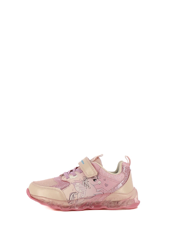 Sneakers con luci bambina BUNNY LACE K25733 rosa | Costa Superstore