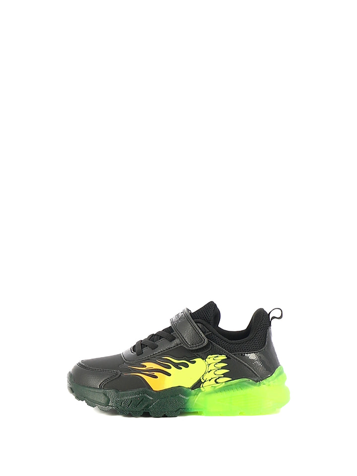 Sneakers con luci bambino BUNNY LACE K25750 nero | Costa Superstore
