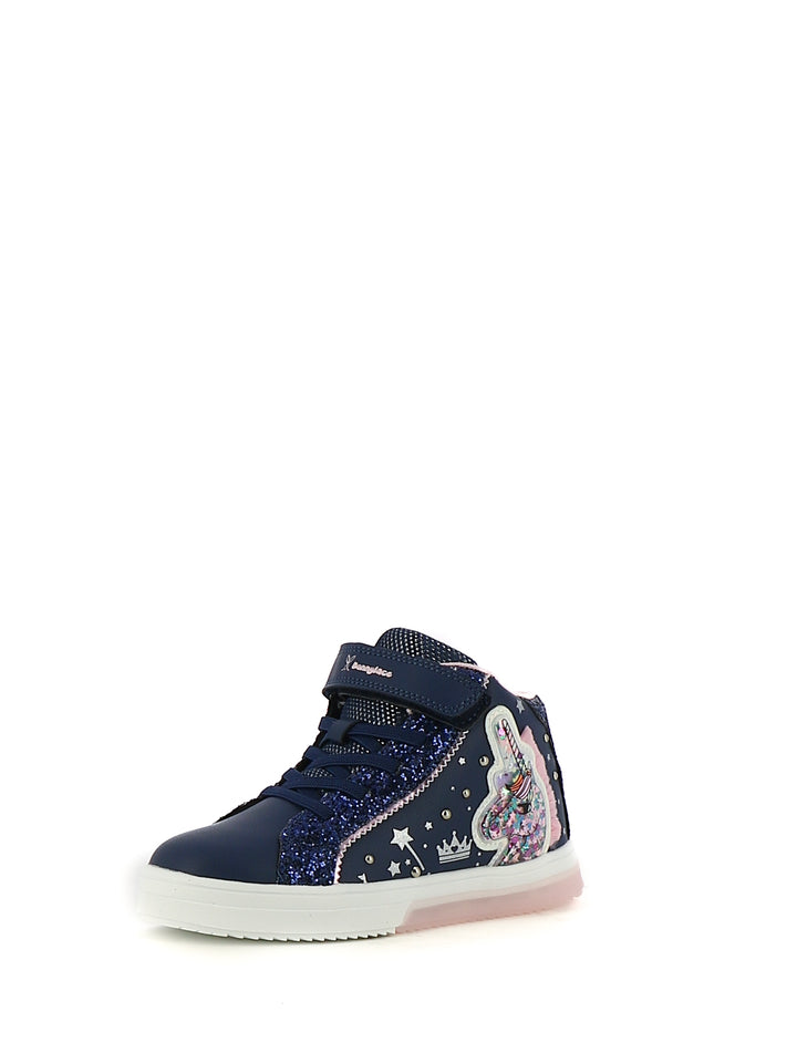 Sneakers con luci bambina BUNNY LACE K25815 blu | Costa Superstore