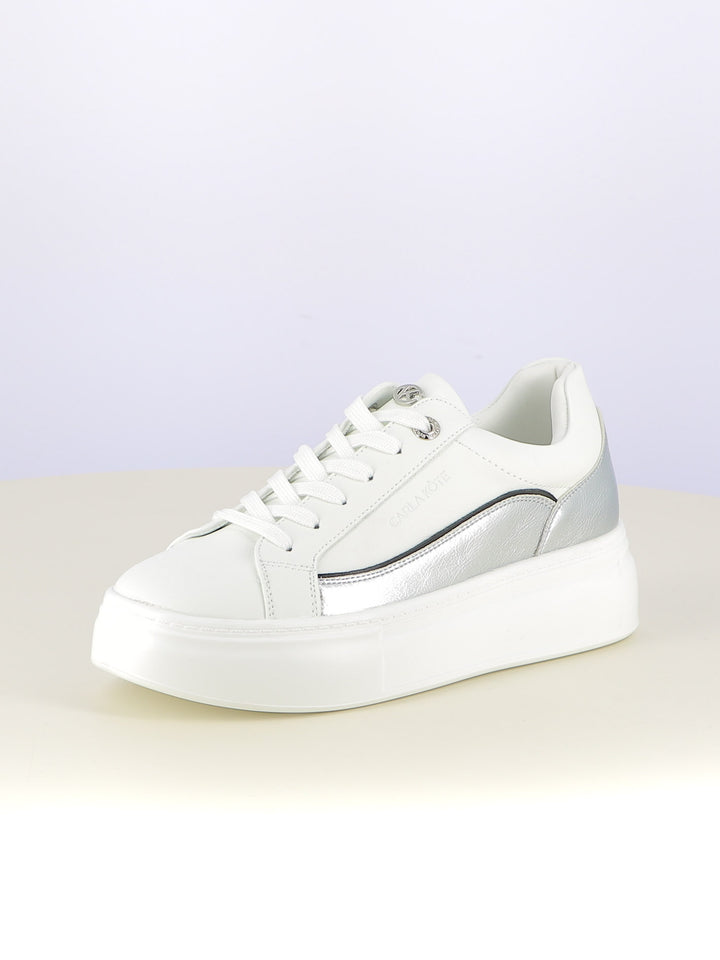Sneakers stringate donna CARLA KOTE 3601K argento | Costa Superstore