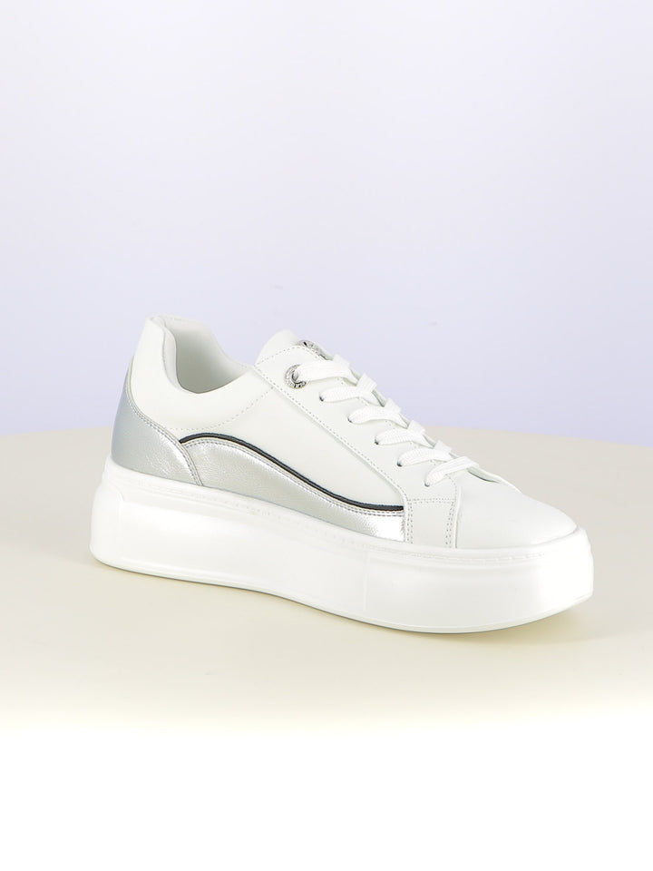 Sneakers stringate donna CARLA KOTE 3601K argento | Costa Superstore