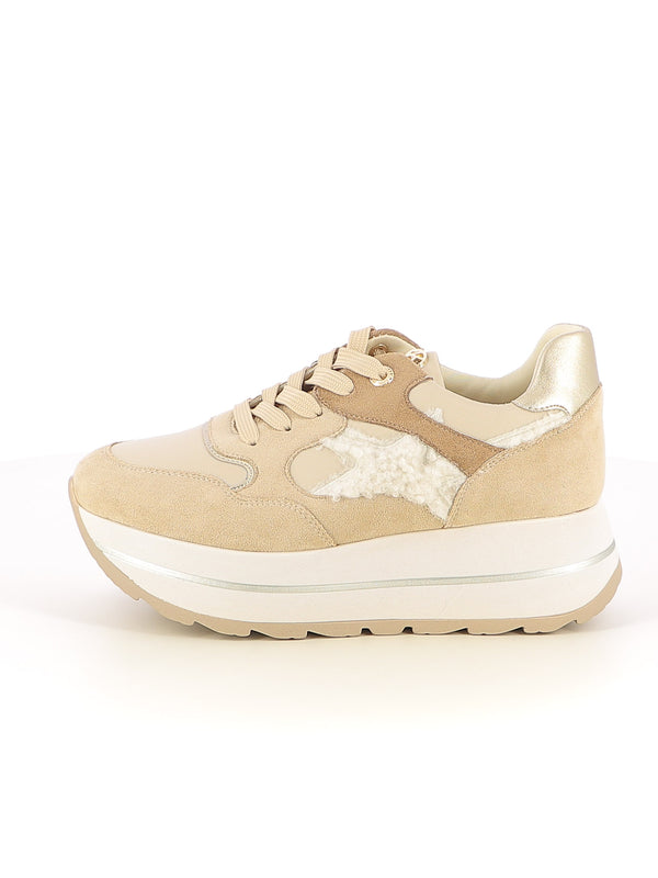 Sneakers stringate donna CARLA KOTE X33-18K beige scuro | Costa Superstore