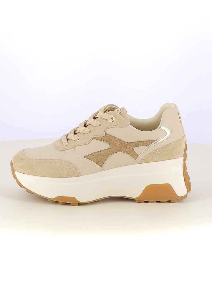 Sneakers stringate donna CARLA KOTE X33-24K beige scuro | Costa Superstore