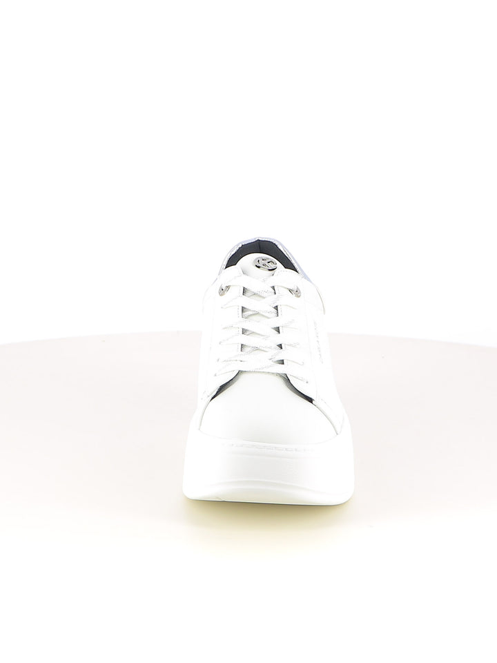 Sneakers stringate donna CARLA KOTE X33-4K bianco argento | Costa Superstore