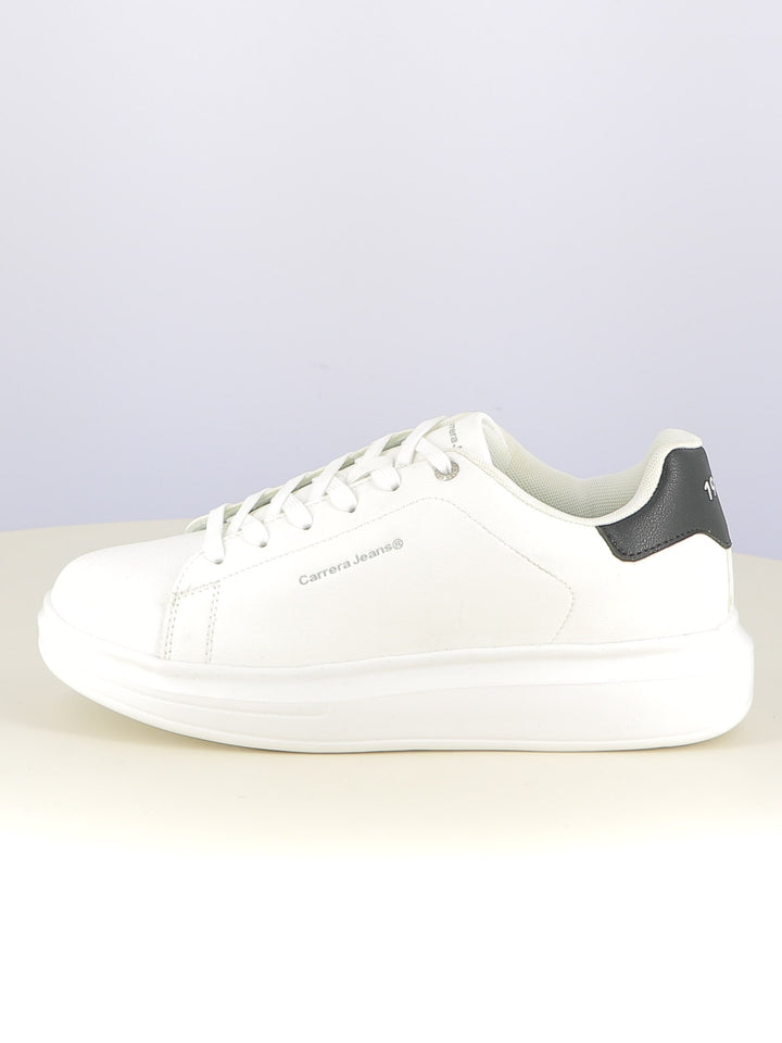 Sneakers stringate uomo CARRERA CAM41100S bianco nero | Costa Superstore
