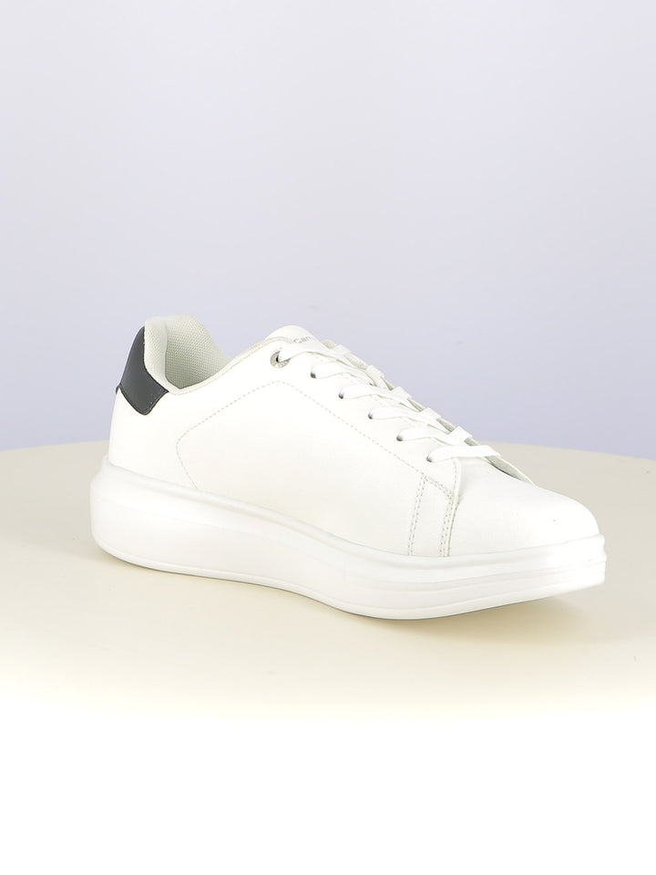 Sneakers stringate uomo CARRERA CAM41100S bianco nero | Costa Superstore