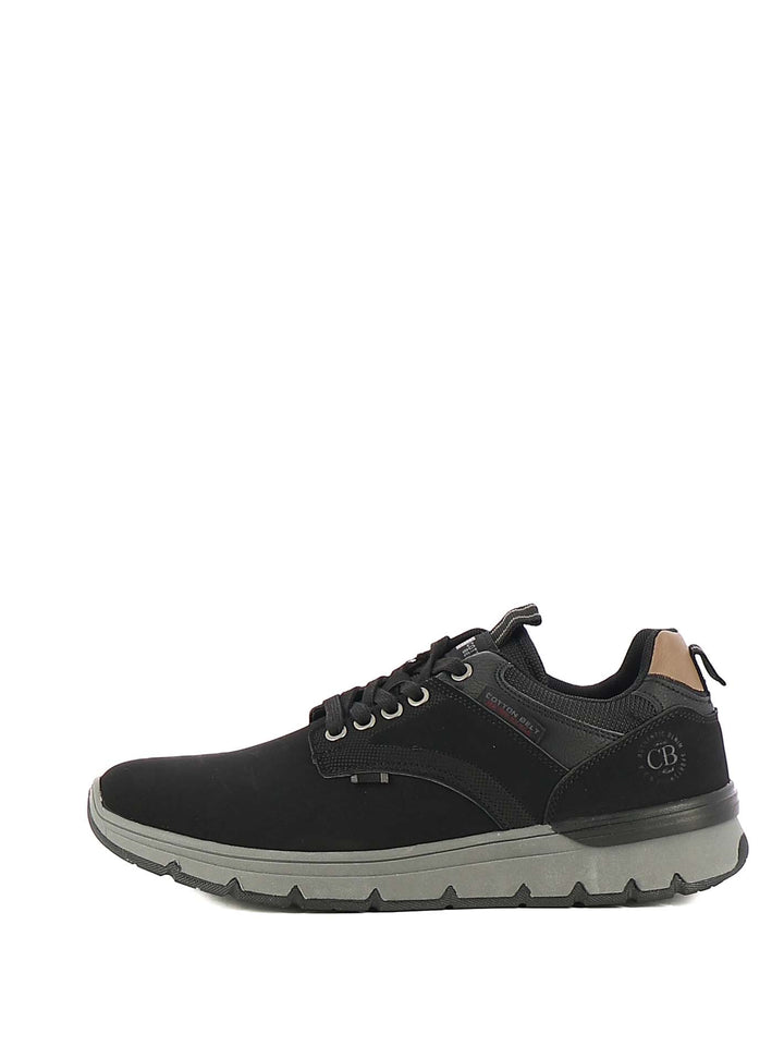 Sneakers stringate uomo COTTON BELT CBM528A06 nero | Costa Superstore