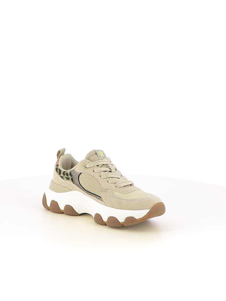 Sneakers stringate donna COTTON BELT CBW525A10 beige chiaro | Costa Superstore