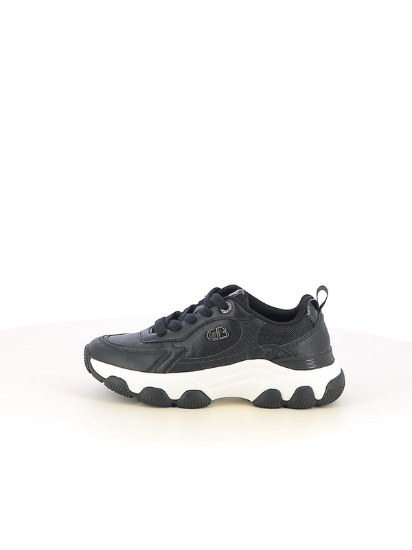 Sneakers stringate donna COTTON BELT CBW525A11 nero | Costa Superstore