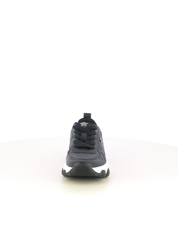Sneakers stringate donna COTTON BELT CBW525A11 nero | Costa Superstore