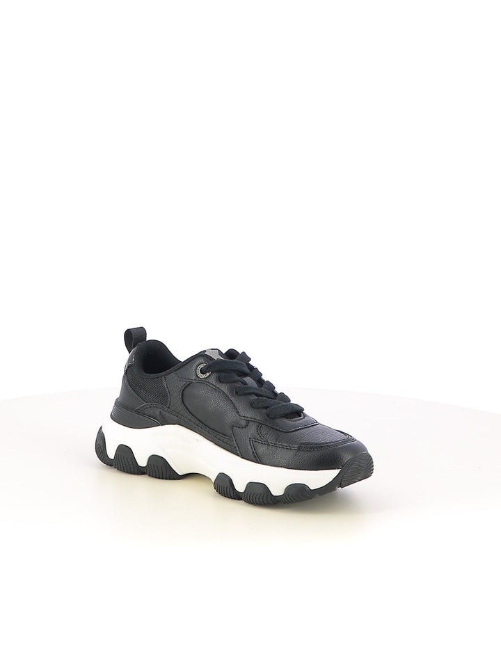 Sneakers stringate donna COTTON BELT CBW525A11 nero | Costa Superstore
