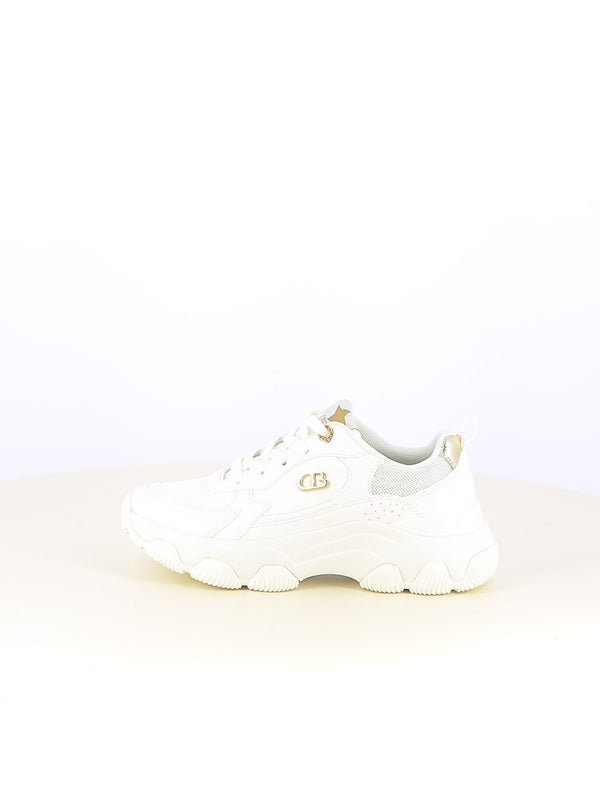 Sneakers stringate donna COTTON BELT CBW525A11 bianco | Costa Superstore
