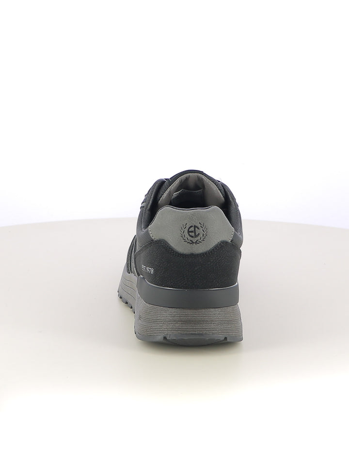 Sneakers stringate uomo ENRICO COVERI CONTEMPORARY EJM526D38 nero | Costa Superstore