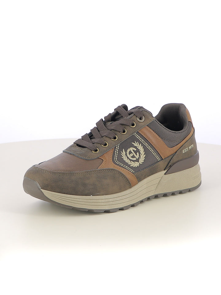 Sneakers stringate uomo ENRICO COVERI CONTEMPORARY EJM526D39 marrone | Costa Superstore