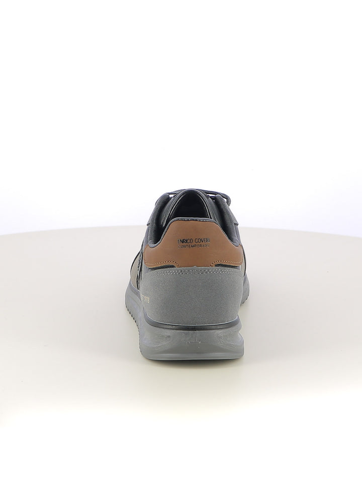 Sneakers stringate uomo ENRICO COVERI CONTEMPORARY EJM526D78 nero | Costa Superstore