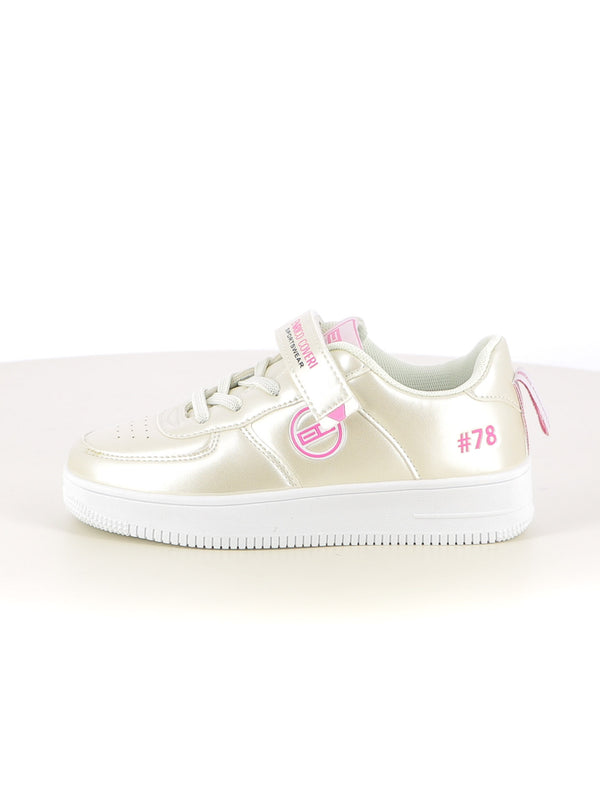 Sneakers con strappi bambina ENRICO COVERI SPORTSWEAR CKG524C01B bianco | Costa Superstore