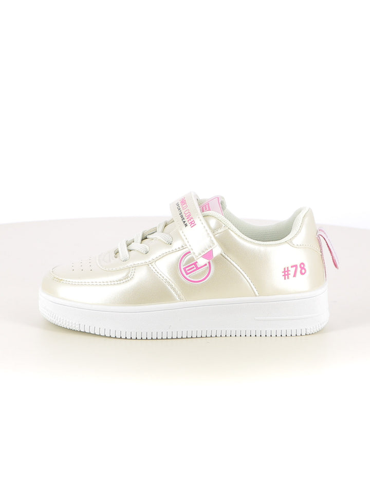 Sneakers con strappi bambina ENRICO COVERI SPORTSWEAR CKG524C01B bianco | Costa Superstore