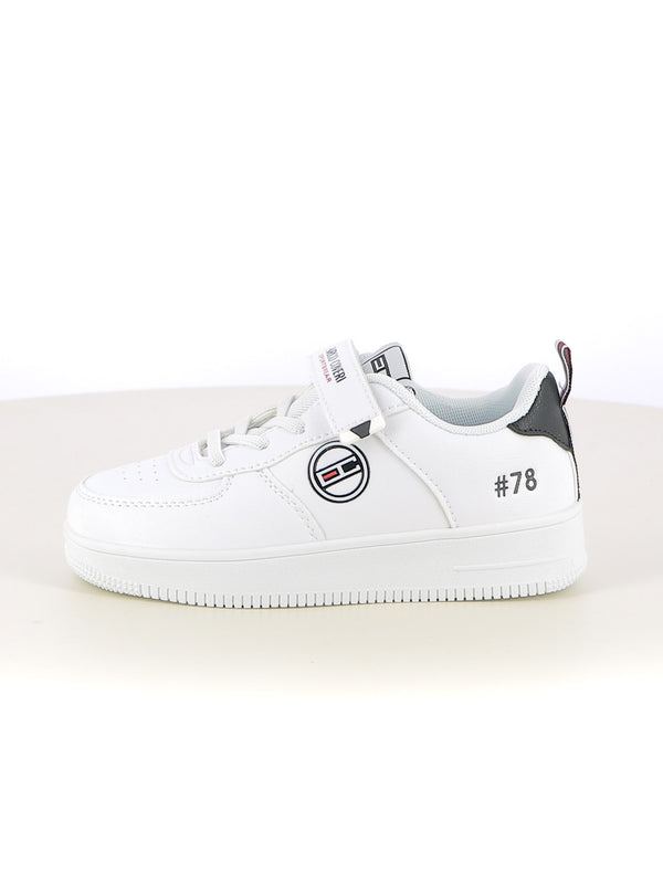 Sneakers con strappi bambino ENRICO COVERI SPORTSWEAR CKS524C01B bianco | Costa Superstore
