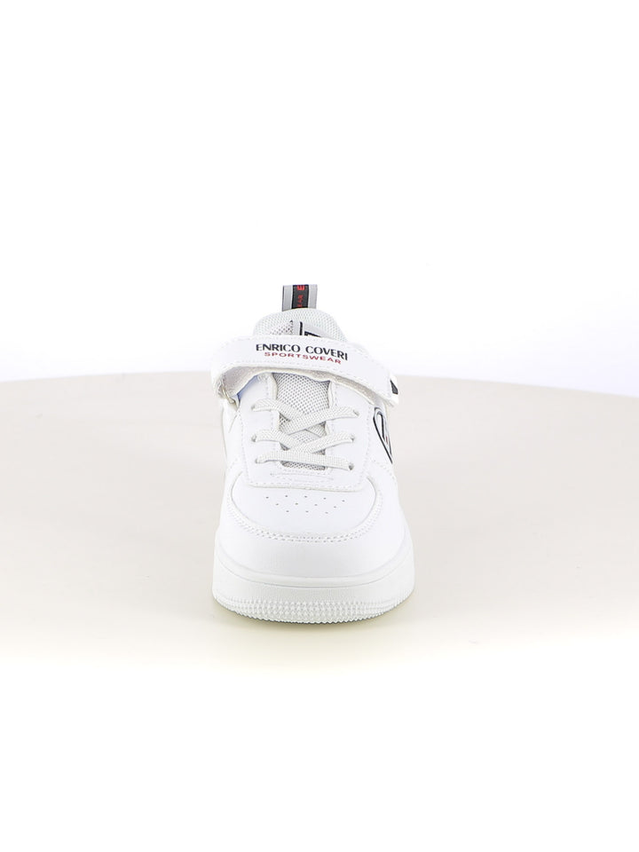 Sneakers con strappi bambino ENRICO COVERI SPORTSWEAR CKS524C01B bianco | Costa Superstore