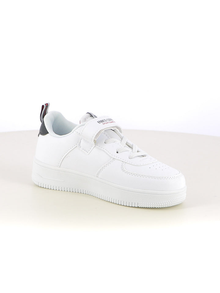 Sneakers con strappi bambino ENRICO COVERI SPORTSWEAR CKS524C01B bianco | Costa Superstore